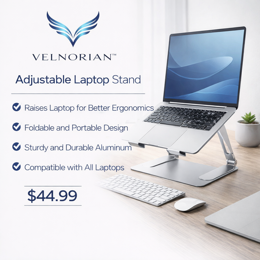 Velnorian™ Adjustable Aluminum Laptop Stand