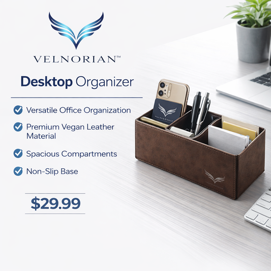Velnorian™ Executive Desk Organizer