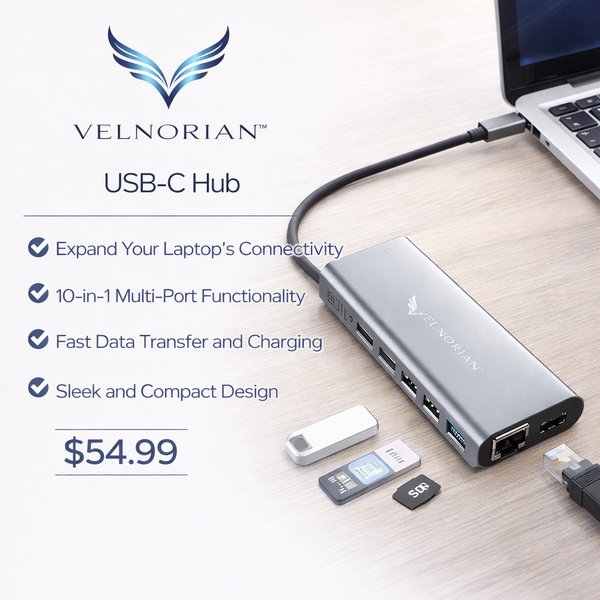 Velnorian™ 10-in-1 USB-C Hub